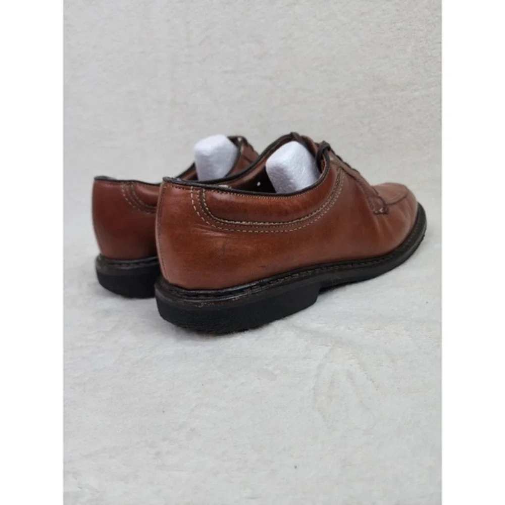 Allen Edmonds LaSalle 4398 Brown Leather‎ Split Toe Oxford Dress Shoes 12